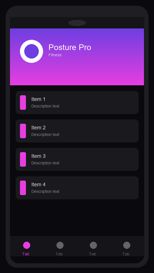 Posture Pro — Posture training data recorder
